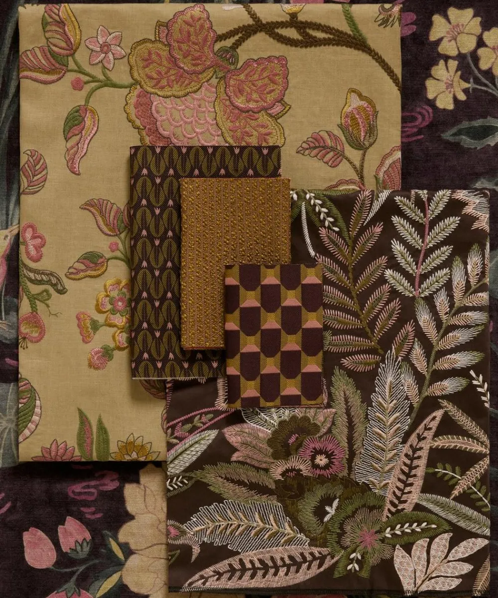 Liberty Interiors Furnishing Fabrics^Lutea in Brinjal