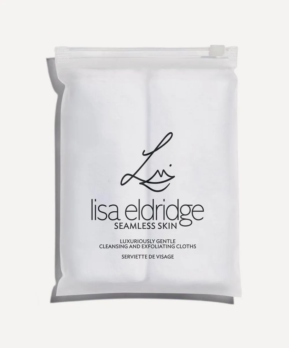 Lisa Eldridge Beauty Tools & Accessories^Luxuriously Gentle Cleansing and Exfoliating Cloths Set of 2