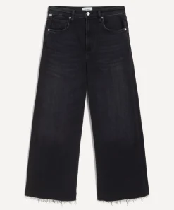 Citizens of Humanity Jeans^Lyra Wide-Leg Crop Jeans in Medallion