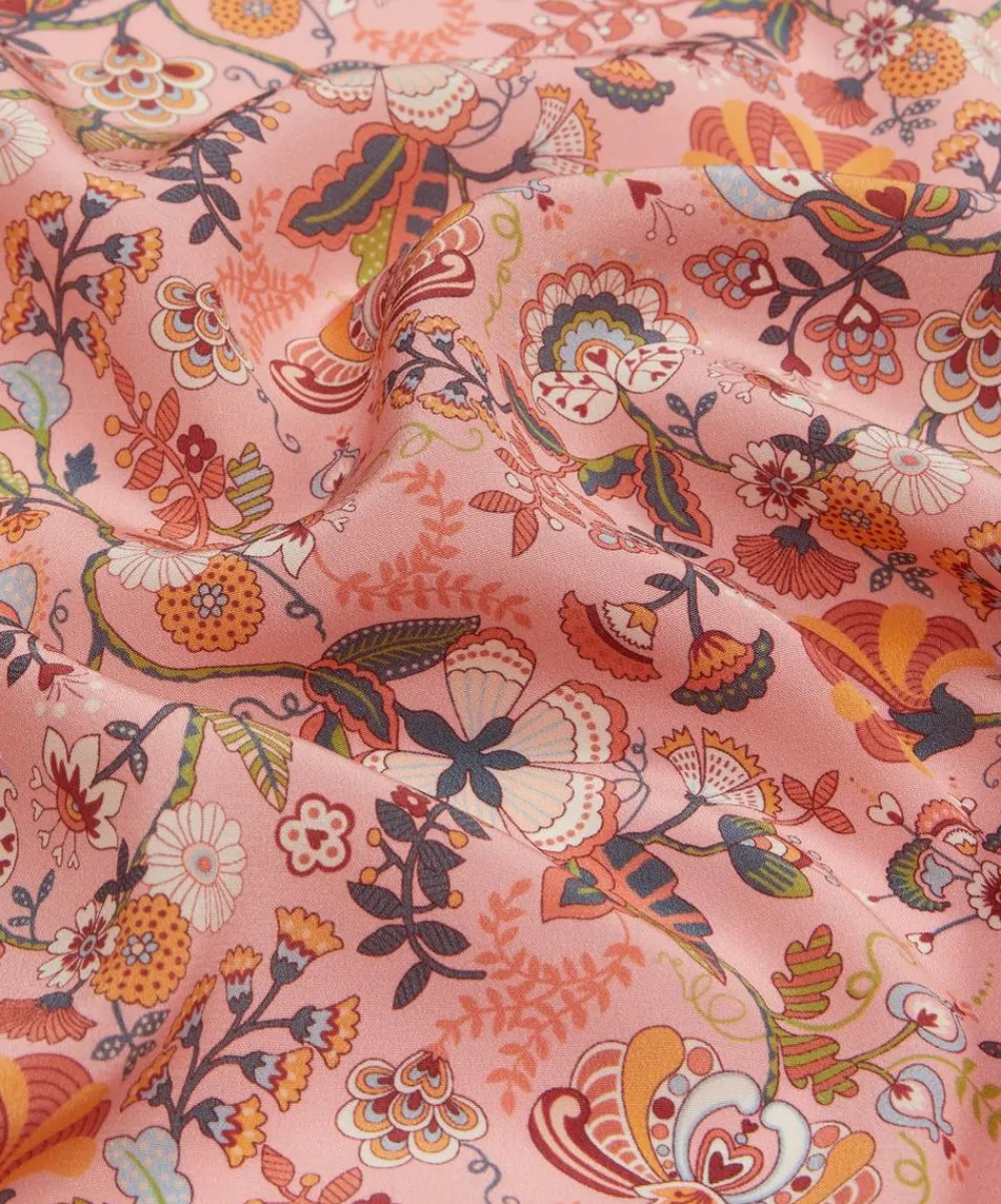 Liberty Fabrics Classic Silks|Crepe De Chine^Mabelle Hall Crepe de Chine