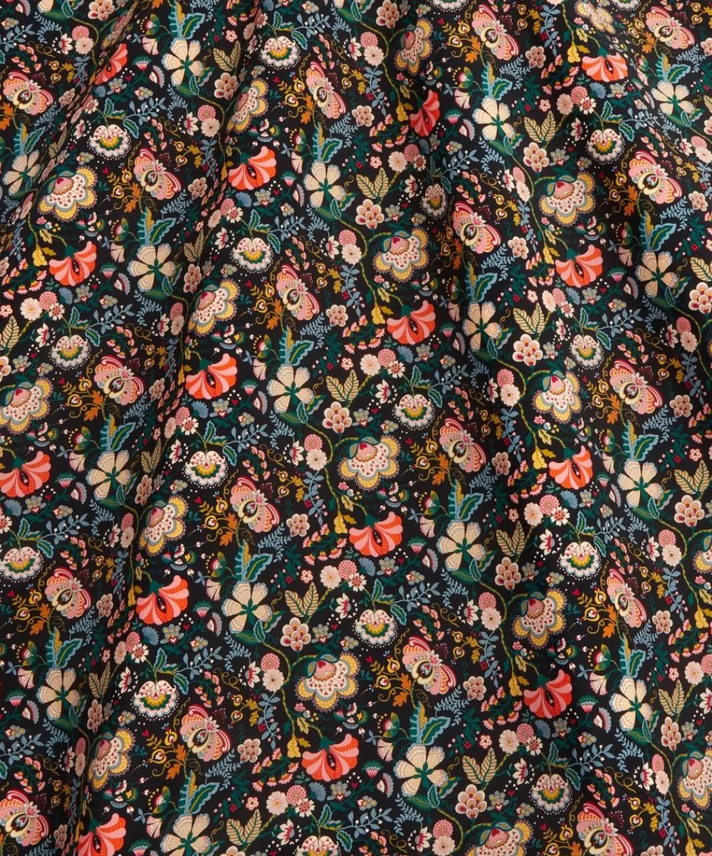Liberty Fabrics Classic Silks|Crepe De Chine^Mabelle Hall Crepe de Chine
