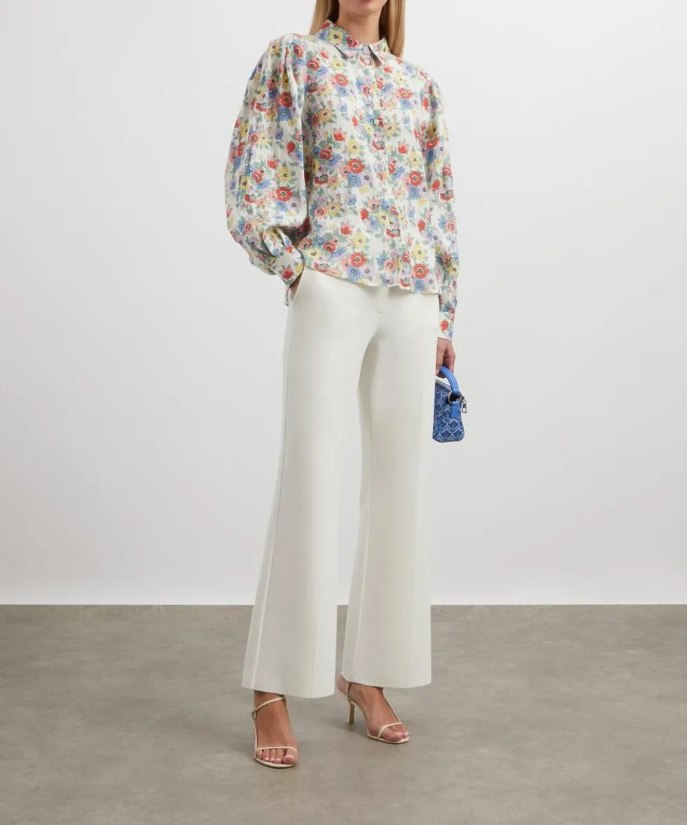 Liberty Tops^Madeleine Hemp Volume Sleeve Shirt