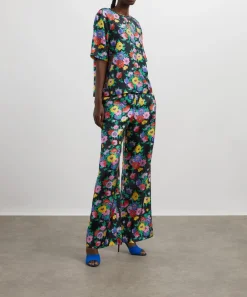 Liberty Trousers & Shorts^Madeleine Silk Palazzo Trousers
