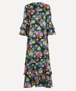 Liberty Dresses^Madeleine Silk-Satin Gala Maxi Dress