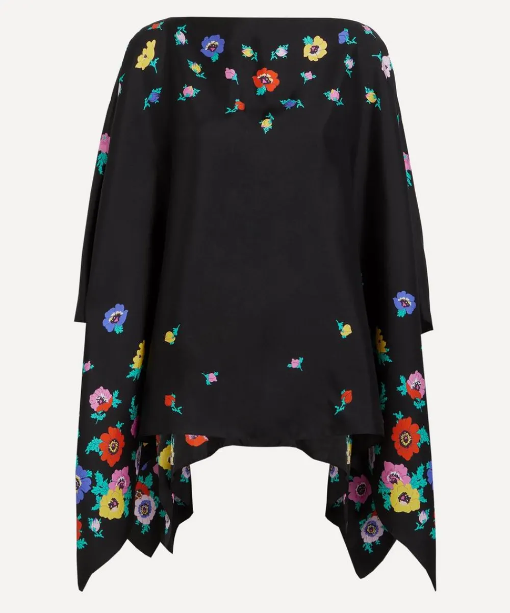 Liberty Scarves^Madeleine 130x130 Silk Cape