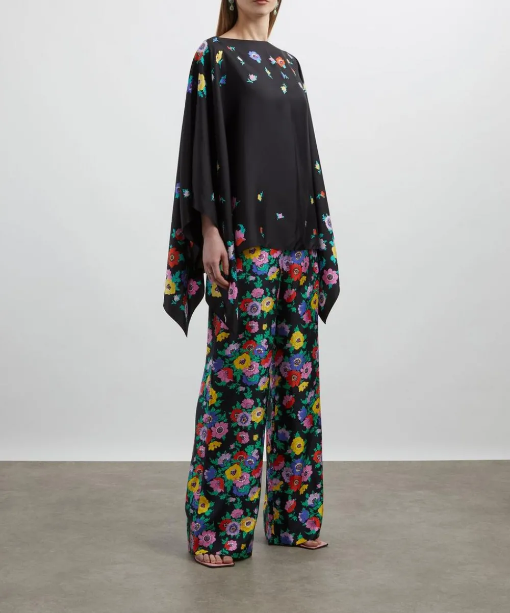 Liberty Scarves^Madeleine 130x130 Silk Cape
