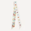 Liberty Scarves^Madeleine 8X160 Skinny Jacquard Silk Scarf