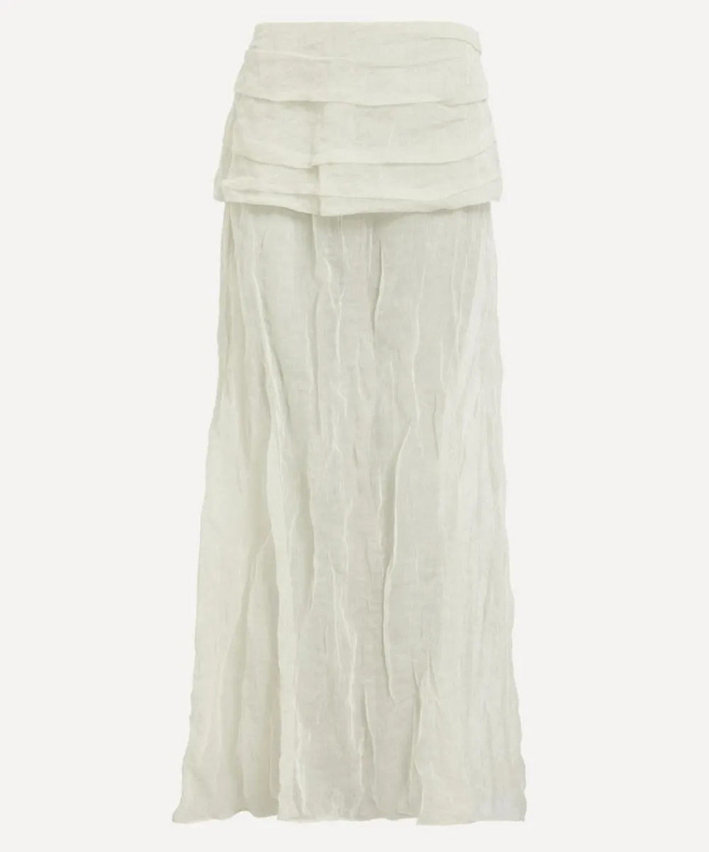 Paloma Wool Skirts^Mae Long Metallic-Silk Skirt