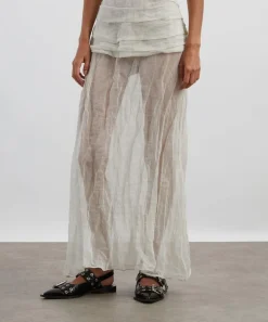 Paloma Wool Skirts^Mae Long Metallic-Silk Skirt