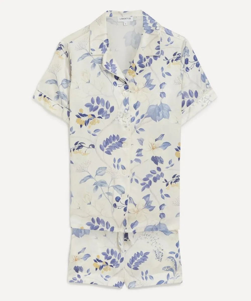 Liberty Sleepwear^Magical Plants Silk-Satin Short Pyjama Set