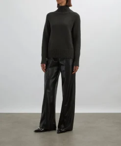S Max Mara Knitwear^Mantova Wool-Cashmere Polo-Neck Jumper