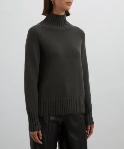 S Max Mara Knitwear^Mantova Wool-Cashmere Polo-Neck Jumper