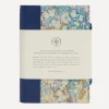 Giannini Stationery And Games^Marbled Notebook with Leather Spine and Tie