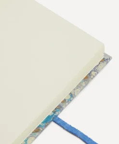 Giannini Stationery And Games^Marbled Notebook with Leather Spine and Tie