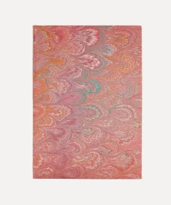 Giannini Stationery And Games^Marbled Notebook with Pink Lining