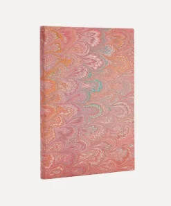 Giannini Stationery And Games^Marbled Notebook with Pink Lining