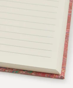Giannini Stationery And Games^Marbled Notebook with Pink Lining