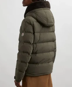 Moncler Coats & Jackets^Marcelettes Hooded Teddy-Trimmed Short Down Jacket