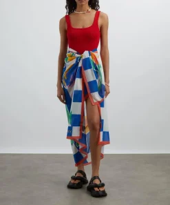 Liberty Scarves^Marianna’s Bouquet 130x170 Cotton Sarong