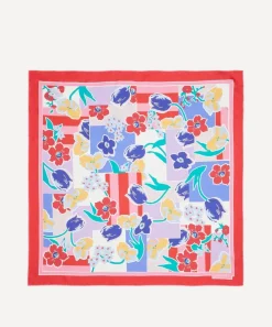 Liberty Scarves^Marianna’s Bouquet 90x90 Silk Scarf