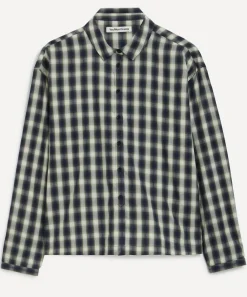 YMC Tops^Marianne Checked Long-Sleeve Shirt