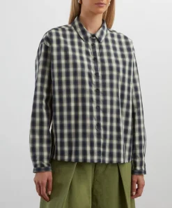 YMC Tops^Marianne Checked Long-Sleeve Shirt
