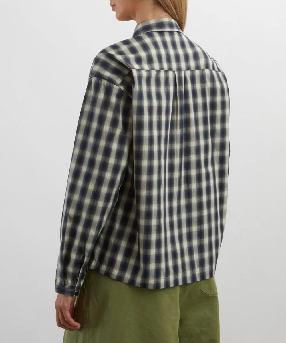 YMC Tops^Marianne Checked Long-Sleeve Shirt