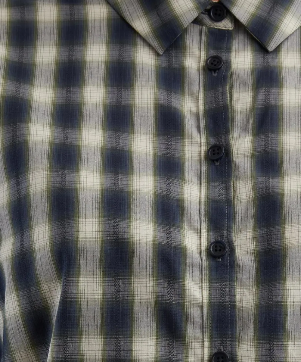 YMC Tops^Marianne Checked Long-Sleeve Shirt