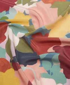 Liberty Fabrics Crepe De Chine^Marinas Tea Garden Crepe de Chine