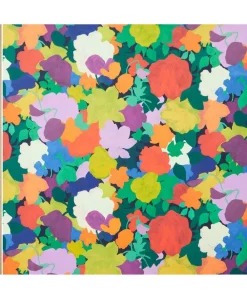 Liberty Fabrics Crepe De Chine^Marinas Tea Garden Crepe de Chine