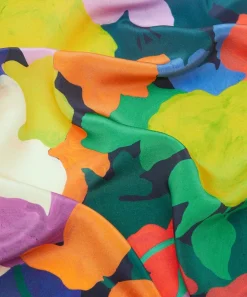 Liberty Fabrics Crepe De Chine^Marinas Tea Garden Crepe de Chine