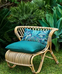 Liberty Interiors Furnishing Fabrics^Marquee Painswick Weave in Jade – Outdoor