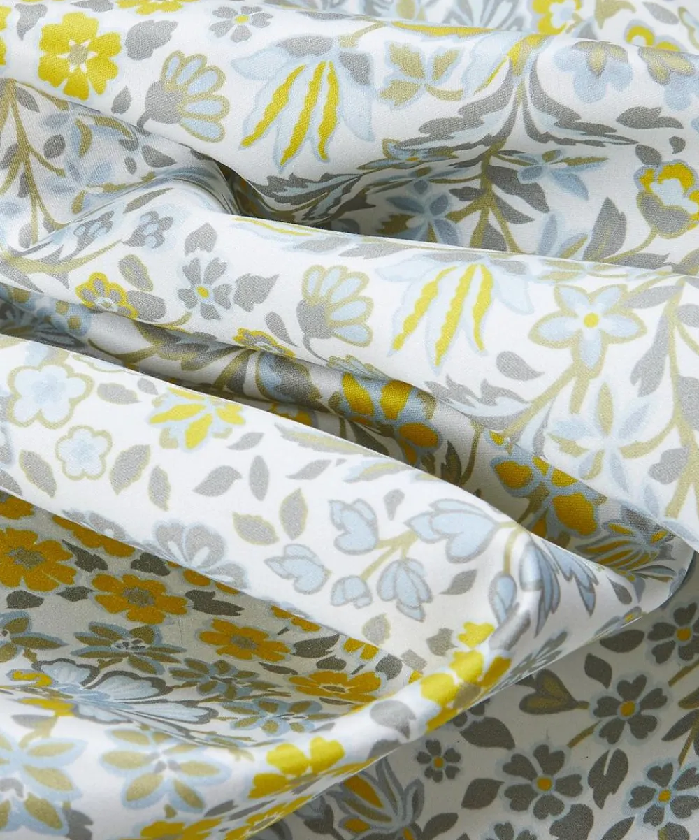 Liberty Interiors Furnishing Fabrics^Marquess Garden Chesham Sateen in Lichen