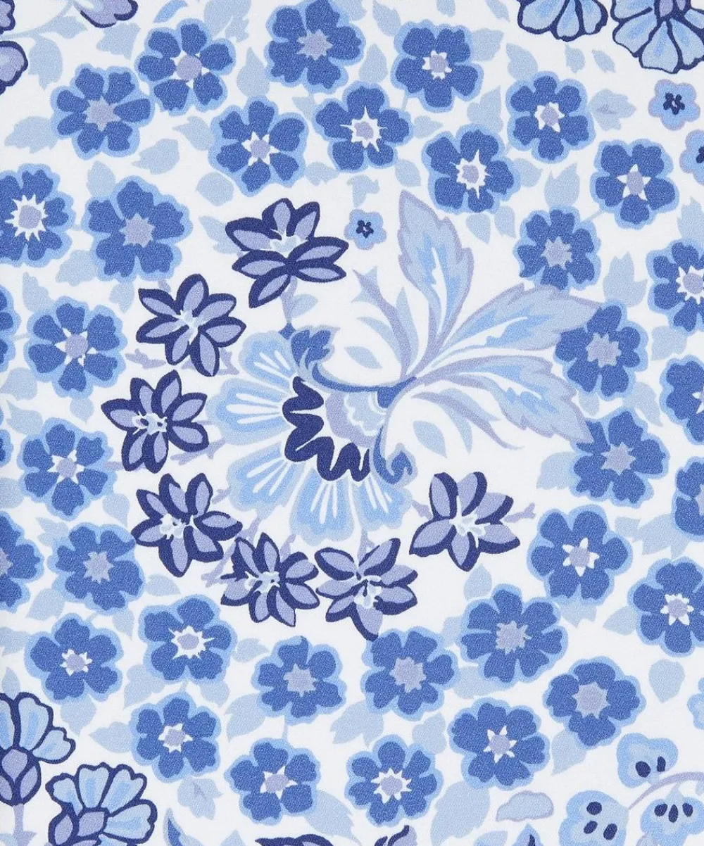 Liberty Interiors Furnishing Fabrics^Marquess Garden Chesham Sateen in Lapis
