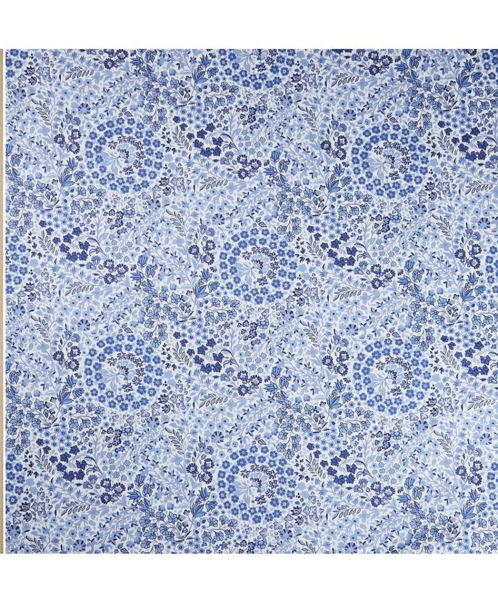 Liberty Interiors Furnishing Fabrics^Marquess Garden Chesham Sateen in Lapis