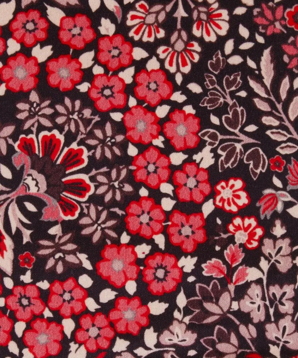 Liberty Interiors Furnishing Fabrics^Marquess Garden Cotton Velvet in Lacquer