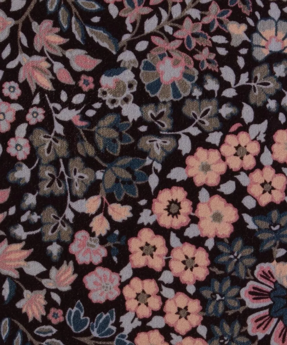 Liberty Interiors Furnishing Fabrics|Furnishing Fabrics^Marquess Garden Cotton Velvet in Dragonfly