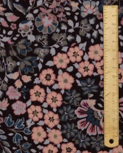 Liberty Interiors Furnishing Fabrics|Furnishing Fabrics^Marquess Garden Cotton Velvet in Dragonfly