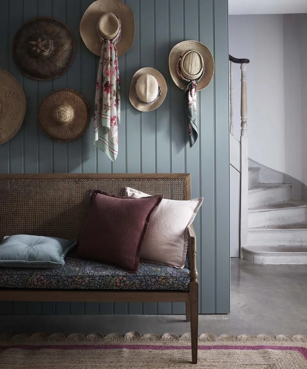 Liberty Interiors Furnishing Fabrics^Marquess Garden Ladbroke Linen in Dragonfly