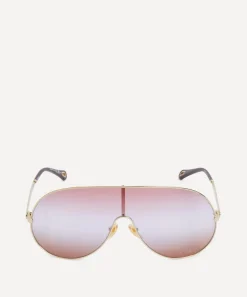 Chloé Sunglasses & Glasses^Mask Metal Sunglasses