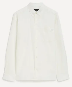 A.P.C. Shirts^Mateo Logo Cotton Shirt