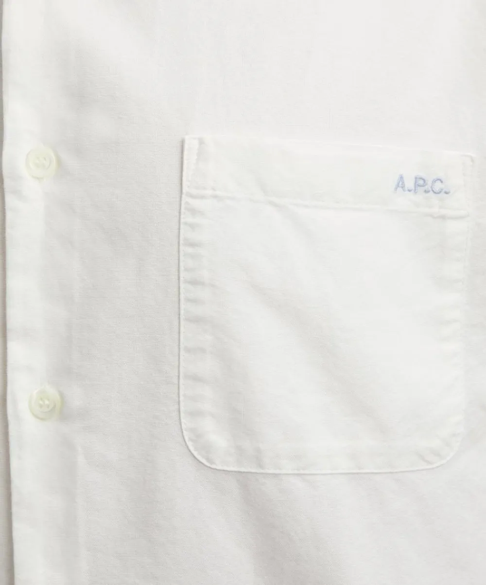 A.P.C. Shirts^Mateo Logo Cotton Shirt