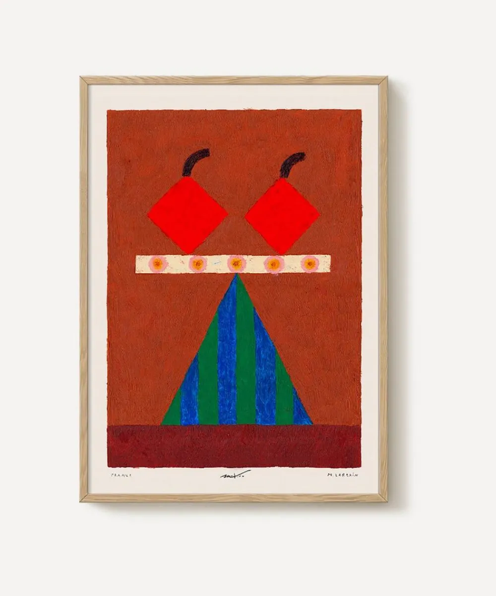PSTR Studio Wall Art|Living Room^Matías Larraín Valance Framed Print