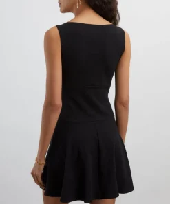 Reformation Dresses^Mauve Black Knit Mini Dress