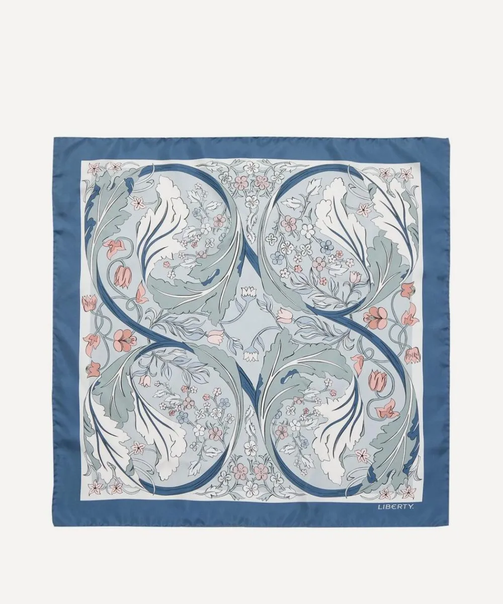 Liberty Scarves^May’s Garden 70x70 Silk Scarf
