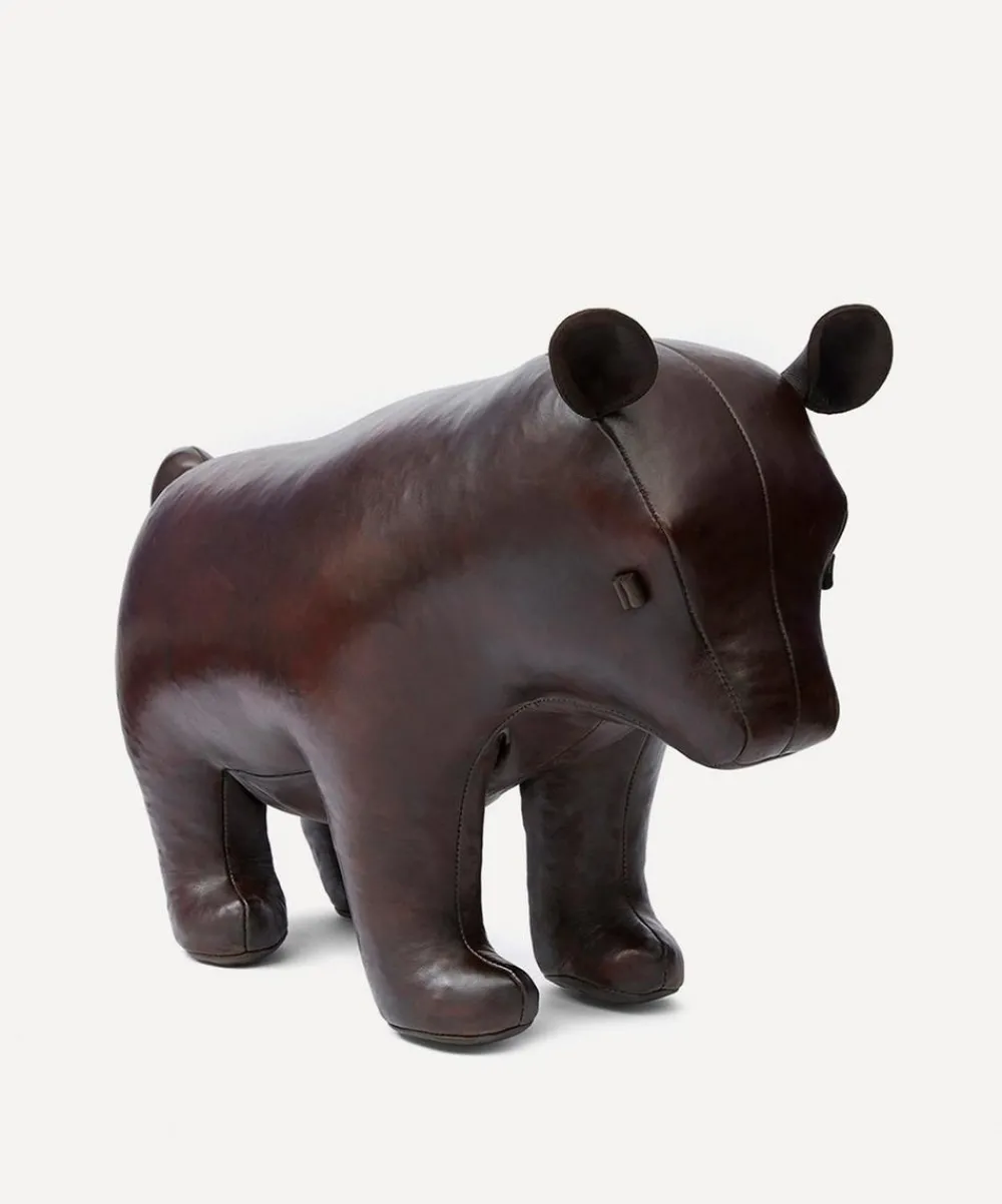 Omersa Footstools & Furniture|Living Room^Medium Leather Brown Bear