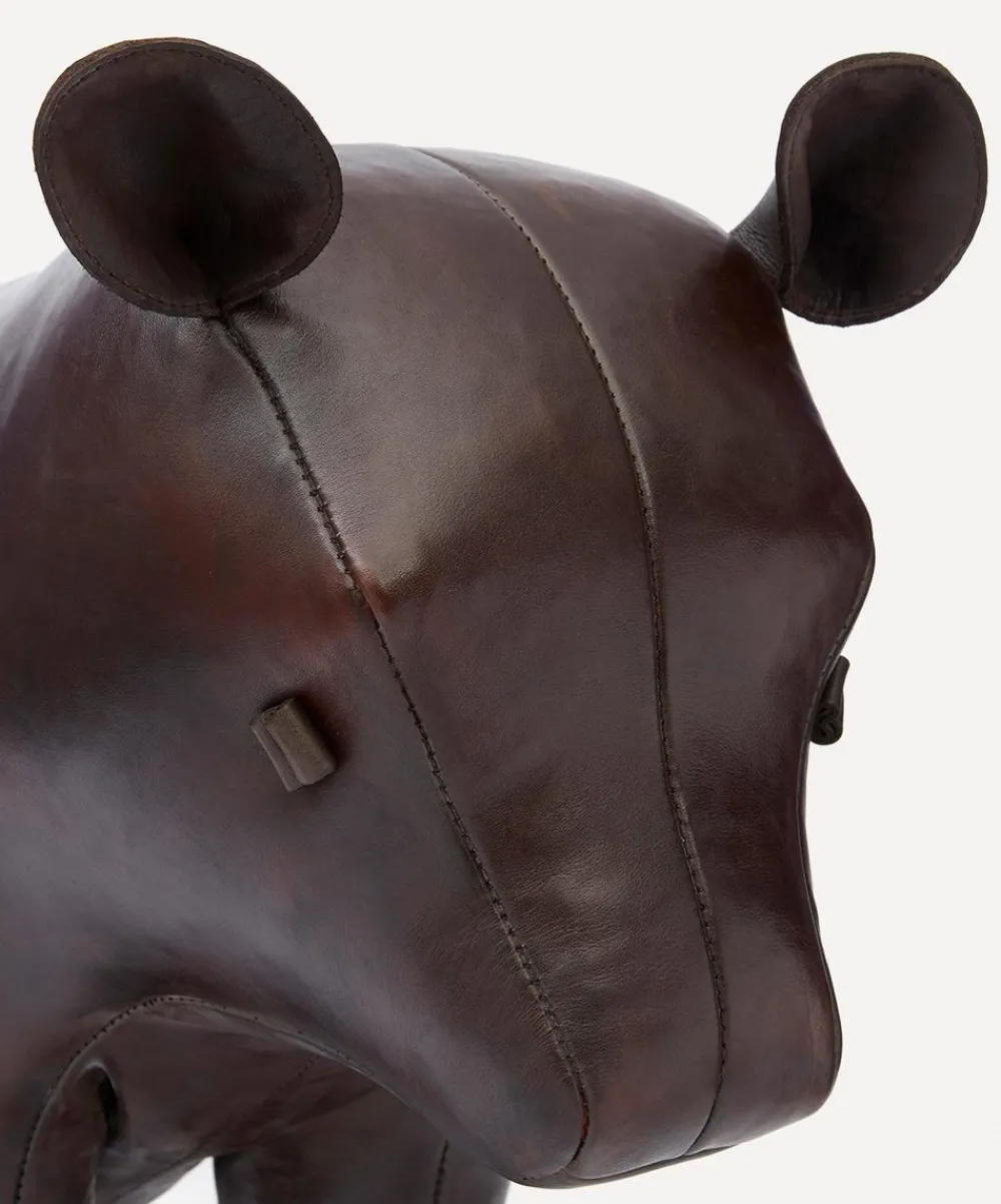 Omersa Footstools & Furniture|Living Room^Medium Leather Brown Bear
