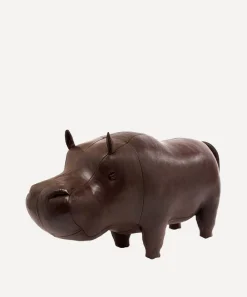 Omersa Footstools & Furniture^Medium Leather Hippopotamus