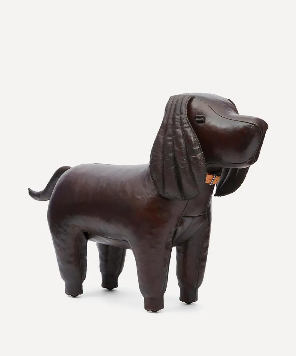 Omersa Footstools & Furniture|Ornaments^Medium Leather Spaniel