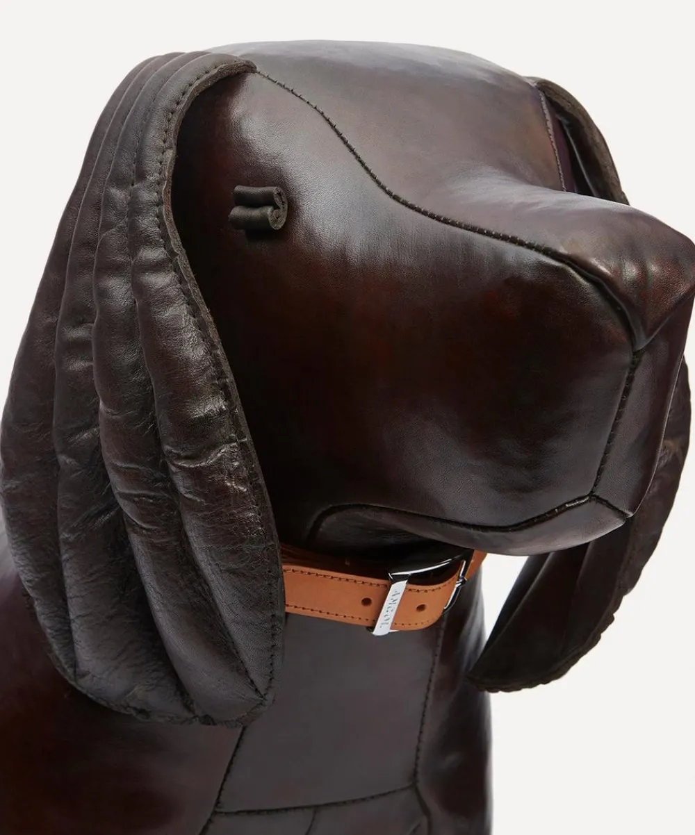 Omersa Footstools & Furniture|Ornaments^Medium Leather Spaniel